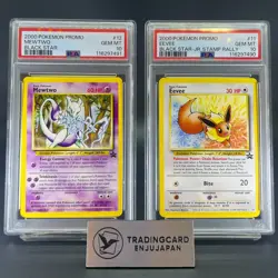 SEQUENTUAL PSA 10 Eevee Mewtwo JR Stamp Rally Promo Japanese Pokemon Card - Image 1