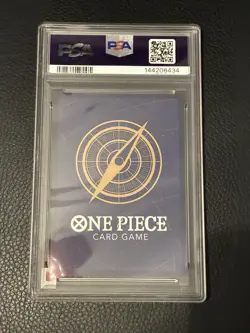 2022 One Piece Japanese Champ Set Purchase Bonus #001 Monkey D Luffy PSA 10 - Image 2