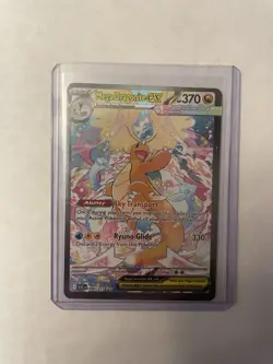 Mega Dragonite EX Pokemon TCG 370HP Full Art Holo Card 290/217 EX English - Image 1