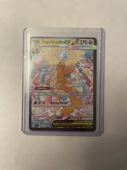 Mega Dragonite EX Pokemon TCG 370HP Full Art Holo Card 290/217 EX English - Image 2
