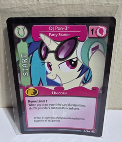 DJ Pon-3 (Party Starter) MTG Rock N Rave Fixed Foil LP x1 - MLP Card - Image 2