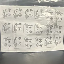 Pokemon Uncut Holo Sheet 16 Cards Squirtle Charizard Kadabra Collectible TCG - Image 2