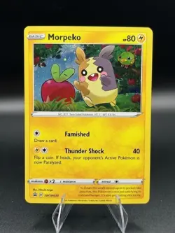 Morpeko SWSH031 Black Star Promo Rare Pokemon Card NM - Image 1