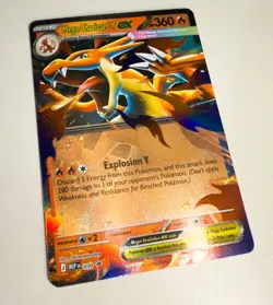 Pokemon Mega Charizard Y EX 030 MEP Ultra Rare Holo HP 360/Attack 280 Card - Image 2