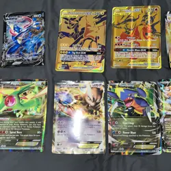 Pokemon Jumbo Oversized Card Lot Of 10 DAMAMGED Mewtwo Pikachu Greninja V Union - Image 3