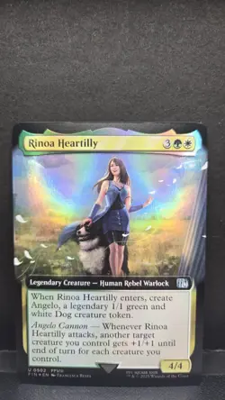 0502 NM Rinoa Heartilly (Extended Art Foil) Final Fantasy Card MTG FIN FFVIII - Image 1