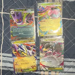 Pokemon TCG EX Holo Card Lot Mega Gengar, Venusaur, Latias, Mawile English - Image 1