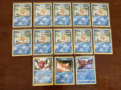 Pokemon TCG Magikarp Lot 13 Cards 35/102 47/82 72/111 1999 English - Image 1