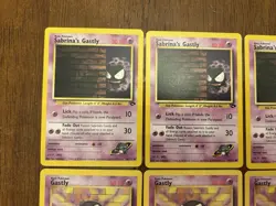 Pokemon TCG Gastly & Sabrina's Gastly Lot 14 Cards - Image 2
