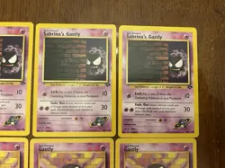 Pokemon TCG Gastly & Sabrina's Gastly Lot 14 Cards - Image 3