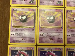 Pokemon TCG Gastly & Sabrina's Gastly Lot 14 Cards - Image 4