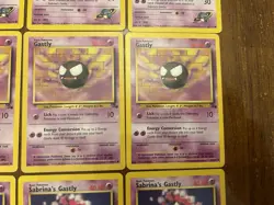 Pokemon TCG Gastly & Sabrina's Gastly Lot 14 Cards - Image 5