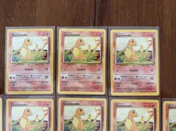 Pokemon TCG Charmander Base Set & Base Set 2 Lot 13 Cards 1999 English - Image 2