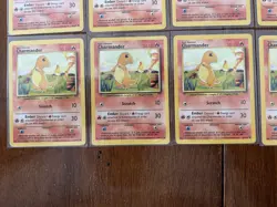 Pokemon TCG Charmander Base Set & Base Set 2 Lot 13 Cards 1999 English - Image 5