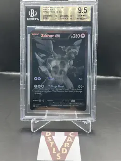2025 Pokemon Black Bolt - ZEKROM BLACK WHITE RARE 172/086 BGS 9.5 - Image 1