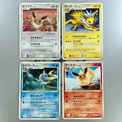 Eevee Jolteon Vaporeon DPBP#157 162 160 Dawn Dash 2007 LP Japanese Pokemon Card - Image 1