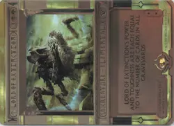 Lord of Extinction Foil M Masterpiece Series: Amonkhet Invocations 52 NM - Image 1