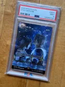 PSA 9 Stay with Me - Rhystic Study (Showcase) Final Fantasy FCA NON-Foil - Image 1