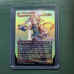 Zidane, Tantalus Thief (Borderless) (Surge Foil) NM Final Fantasy Magic FIN MTG - Image 1