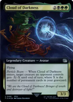 Cloud of Darkness EXTENDED ART FOIL Final Fantasy Magic MTG NM - Image 1