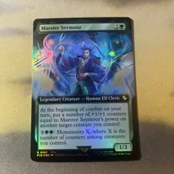 MTG / Maester Seymour - Extended Art Foil / Nm & Never Played - Image 1