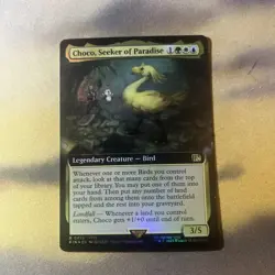 MTG / Choco Seeker Of Paradise - Extended Art Foil / Nm & Never Played - Image 1