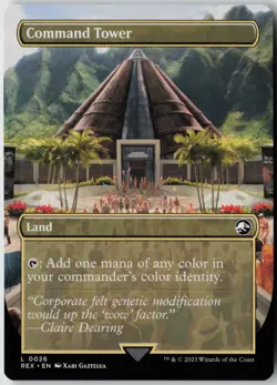 Command Tower (Borderless) Normal L Universes Beyond: Jurassic World Collection - Image 1