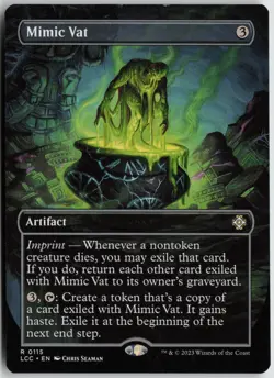 Mimic Vat (Borderless) Normal R Commander: The Lost Caverns of Ixalan 115 NM - Image 1