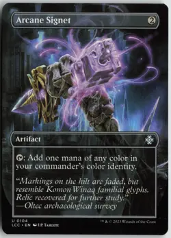 Arcane Signet (Borderless) Normal U Commander: The Lost Caverns of Ixalan 104 NM - Image 1
