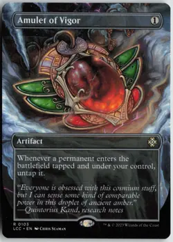 Amulet of Vigor (Borderless) Normal R Commander: The Lost Caverns of Ixalan 103 - Image 1