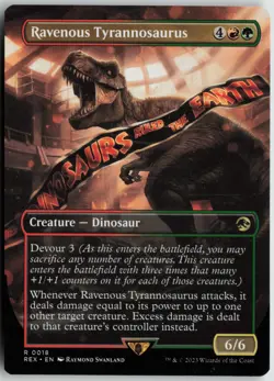 Ravenous Tyrannosaurus (Borderless) Normal R Universes Beyond: Jurassic World Co - Image 1