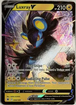 Luxray V 050/189 Ultra Rare Full Art Holo Swsh10: Astral Radiance Pokemon TCG NM - Image 1