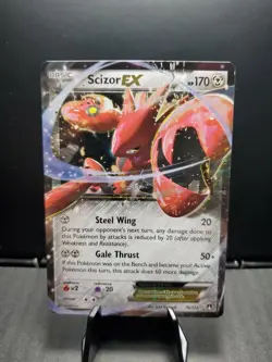 Pokemon TCG Scizor EX 76/122 XY Breakpoint 2016 Holo NM - Image 1