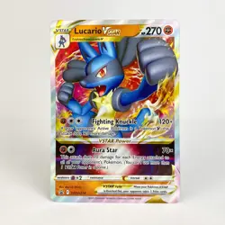 Pokemon Lucario VSTAR SWSH214 Black Star Promo - Oversized Jumbo - NM/M - Image 1
