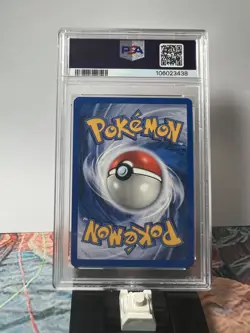 Pokemon TCG 2000 Base 2 Set Alakazam 1/130 Holo Rare PSA 8 NM-MT - Image 2