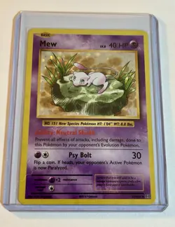 Pokemon TCG - Mew - 53/108 - Holo - XY-Evolutions - NM condition - Image 1