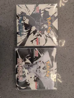 Pokemon Japanese Black Bolt-White Flare Booster Box Set w/Shrink SV11B SV11W - Image 1
