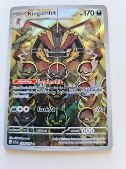Pokemon Kingambit Holo Scarlet & Violet Base Set 220/198 NM - Image 1