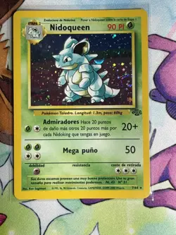 2000 Pokemon SPANISH Unlimited Jungle Nidoqueen Holo 7/64 - Image 1