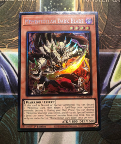 *** MEMENTOTLAN DARK BLADE *** 1ST EDITION COLLECTOR'S RARE VASM-EN004 YUGIOH! - Image 1