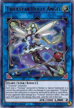 Yugioh! LP Trickstar Holly Angel - MP18-EN063 - Ultra Rare - 1st Edition Lightly - Image 1