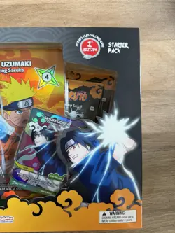 Naruto Mythos 🇬🇧 Starter Pack Naruto & Sasuke Konoha Shido Edition 1 EN TCG - Image 2