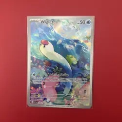 Pokemon TCG Wiglett Scarlet Violet Base Set Holo Illustration Rare Card 206/198 - Image 1