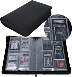Graded Card Binder - Holds 40 SGC Slabs, 4 Pocket Slab Binder for SGC, BGS, H. - Image 1