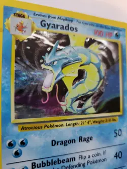 Gyarados Base Set Pokemon Card Base Jungle Fossil WOTC - Image 2