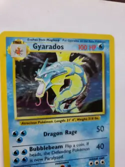 Gyarados Base Set Pokemon Card Base Jungle Fossil WOTC - Image 5