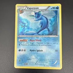 Pokemon TCG Ancient Origins Promos "Vaporeon" 22/98 Cosmos HOLO RARE Card - Image 1