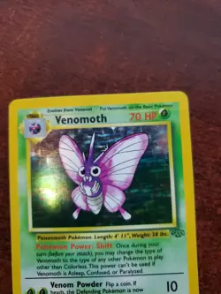 Venomoth Jungle Holo Pokemon Card Base WOTC - Image 4