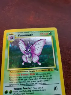 Venomoth Jungle Holo Pokemon Card Base WOTC - Image 5