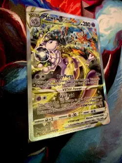 Pokemon Mewtwo VSTAR & Charizard VSTAR Promo Foil Cards Lot Sword & Shield - 2 - Image 3